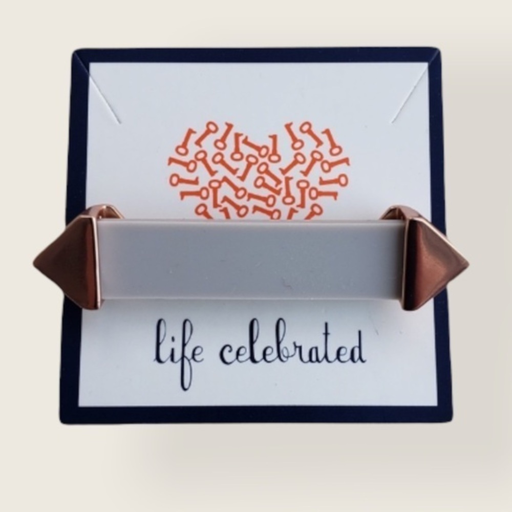 Keep Collective Pin with removable bar holds Interchangeable Charms & Gem Stones
